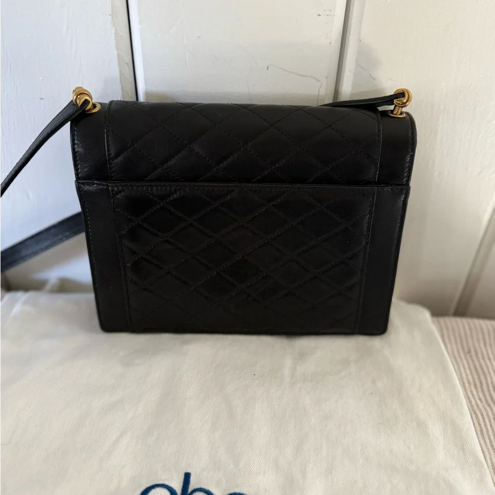 Saint Laurent Gaby Black Quilted Leather Shoulder Bag - Picture 10 of 16